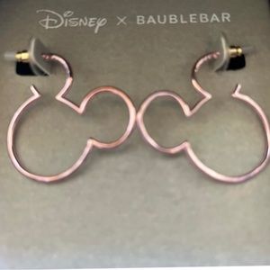 Baublebar Pink Mickey earrings